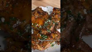 Garlic Butter Chicken Thighs in the Air Fryer 🤤💕 lowcarbrecipes prediabetes sugarfree [upl. by Earej]