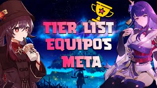 🏆 TOP 10 MEJORES EQUIPOS de TODO el Genshin Impact [upl. by Bremser]