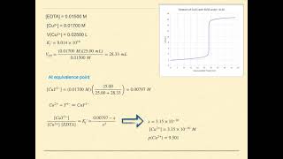 Lesson 50 Complexation Titrations [upl. by Brownson]