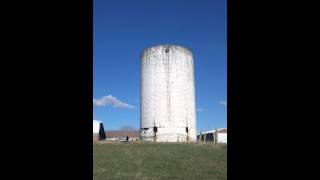 Bakersville silo demolition [upl. by Zeiger]