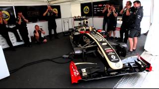 Lotus F1 Car plays Happy Birthday [upl. by Niboc]