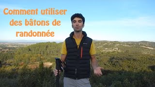 Comment bien utiliser vos bâtons de randonnée [upl. by Mozes66]