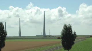 Windmolen Enercon E 126 Timelapse Windpark Noordoostpolder [upl. by Goggin645]