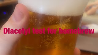 Diacetyl test for homebrew beer [upl. by Niboc]