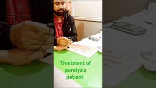 Treatment of paralysis patient with aculife machine [upl. by Parthena556]