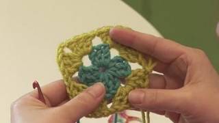 How To Do A Left Handed Crochet Granny Square [upl. by Soracco]