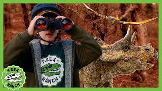 Dinosaurs Move to California  TRex Ranch Dinosaur Videos for Kids [upl. by Anneiv]