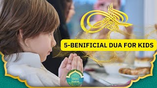 5 Essential Duas for Kids Teach Them Now  Full Recitation with Translation [upl. by Kerri]