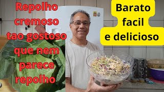 repolho cremoso tão gostoso que vc vai querer comer todo diaTUDOQUEÉBOMEUINDICO [upl. by Trixy]