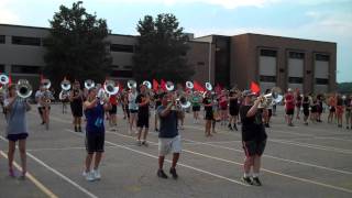 Beavercreek High School 2014 Pre Band Camp Parent Show [upl. by Odlonyer]