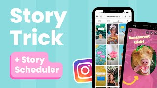 ✨ How to Do a Transparent Background on Instagram Story  4 Extra Tricks [upl. by Klapp]