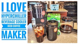 How To Make ICED Coffee in HyperChiller by MaxiMatic amp Keurig KSupreme Plus Smart Coffee Maker [upl. by Tama]