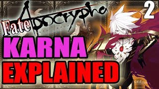 Karna  Lancer of Red Explained  Fate Apocrypha  ABILITIES amp NOBLE PHANTASMS  Part 2 [upl. by Mahon]