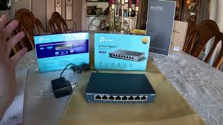 TPLink 8 Port Gigabit Desktop Switch TLSG108 [upl. by Aleris784]