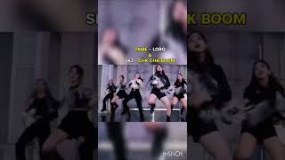 Dances to songs that fit other songs Kpop version kpop shortvideo StrayKids blackpink [upl. by Odlamur]