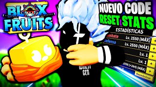 NUEVO CODE RESET STATS🤑 ¿COMO DEBES COLOCAR TUS ESTADÍSTICAS en BLOX FRUITS 2024✅ [upl. by Dekeles]