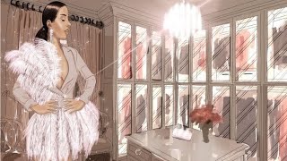 SpeedDrawing Amber Scholl in Dream Closet [upl. by Enomsed464]