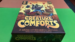 Creature comforts unboxing [upl. by Onabru]