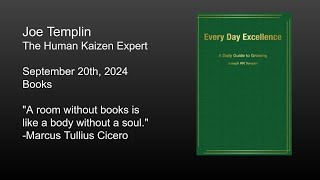 Every Day Excellence Sept 20 Books [upl. by Ymorej907]