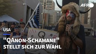 quotQAnonSchamanequot will bei USKongresswahlen 2024 antreten  AFP [upl. by Irene]