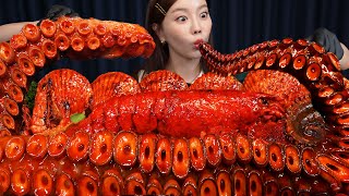 초대왕 문어다리 🔥 랍스터 해물 볶음짬뽕 먹방 레시피 Giant Octopus Legs Lobster StirFried Jjamppong Mukbang ASMR Ssoyoung [upl. by Voccola]