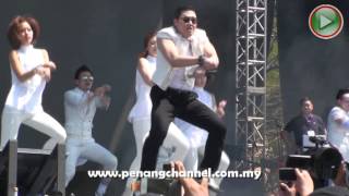 PSY Gangnam Style Live in Penang Malaysia Part 1 [upl. by Oretos]