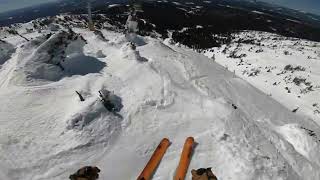 Spring skiing on Falcon chair at Big White [upl. by Judye544]