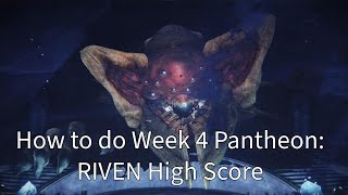 Pantheon Nezarec Sublime  HOW TO DO RIVEN HIGH SCORE [upl. by Neeneg525]