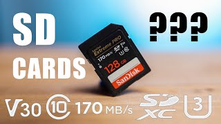 Simple Guide To SD Cards  Canon Sony amp More [upl. by Aikahc]