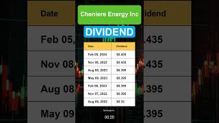 LNG Cheniere Energy Inc Dividend History [upl. by Drusus740]