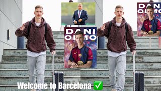 Confirmed ✅ Dani Olmo completed Barcelona move signed 6yrs deal✍️ Barcelona transfer news 🔥🔥😱 [upl. by Ecinahs]