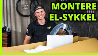 Hvordan montere elsykkel fra eske [upl. by Terchie]