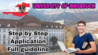 Online Application  University of Innsbruck  StepbyStep Full Guideline Bangla Tutorial [upl. by Arliene]