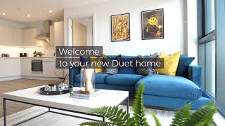 Virtual Fly Through Apartment Tour Duet Salford Quays Greater Manchester [upl. by Chandless]