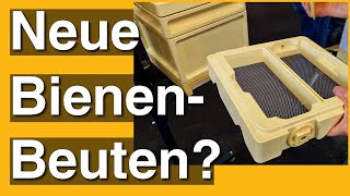 Interessante Bienenbeuten Auf der Eurobee Ligoma Beuten aus PolyurethanHartintegralschaum [upl. by Haron589]