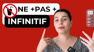 Utiliser lInfinitif avec la négation  Erreurs Courantes en français [upl. by Leinaj]