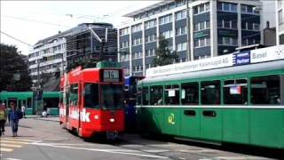 Strassenbahn Basel  Impressionen Teil 1 Sommer 2010 [upl. by Rickie]