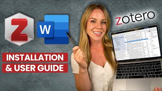 How to Use Zotero Reference Manager in Microsoft Word [upl. by Ileray556]