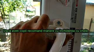 Plasa de insecte tip termopan Sistem cu aripa si perie COMFORTEX TERMO SYSTEM [upl. by Atirys]