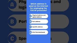 Which addresses are used with TCPIP protocols on the internet [upl. by Erdnaek]