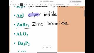 naming simple ionic compounds [upl. by Correy]