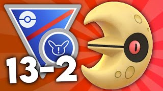 132 RUN WITH LUNATONE RANKED 717 IN THE GREAT LEAGUE REMIX CUP  Pokemon GO Battle League [upl. by Frodi]