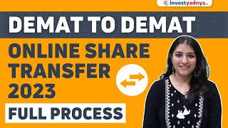 Demat to Demat online shares transfer with English subtitles [upl. by Accebor]