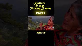 Kultura ng mga Tribong Bontoc Part 1 shorts [upl. by Demmy978]