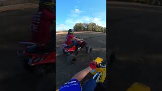 Honda 250R vs 450R vs Banshee [upl. by Adrahc662]