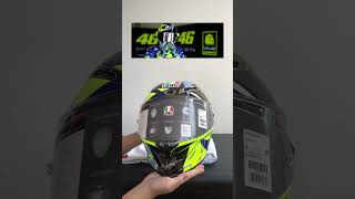 Review AGV PISTA GPRR ROSSI SOLELUNA 2022 unboxing [upl. by Iyre292]