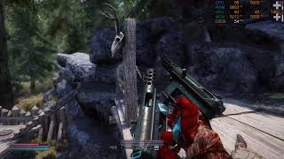 Mod Showcase 9mm project Guns in Skyrim by DeclineDawn [upl. by Niwre695]