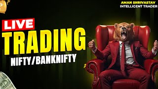 Nifty 50  Bank Nifty Option Trading live 24012024  Live Wednesday Analysis With Aman Srivastav [upl. by Kenwood660]