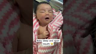 Baby sleepbaby newbornbaby newborn shorts babyshorts babygirl babyboy shortsfeed shortvideo [upl. by Hilarius]