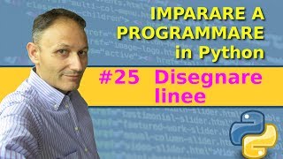 25 Disegnare linee  programmare in Python  Associazione Culturale Maggiolina [upl. by Ynor]